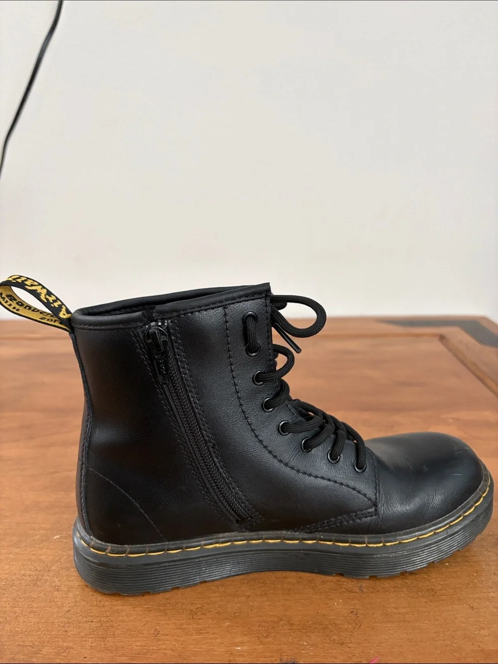 Dr. Martens Black Zavala Combat Boots  Size 5